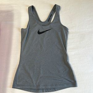 Woman’s Nike work out tank in grey, size Small